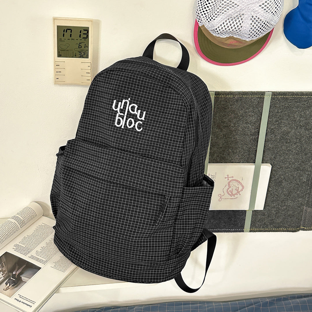 Stylish Checked Design Backpack Stornfield
