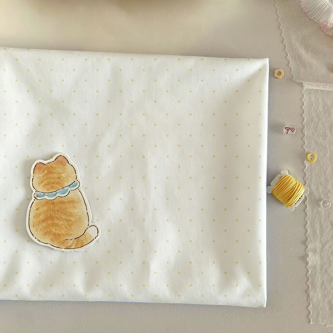 Cute Cat-Themed Decorative Pillowcase