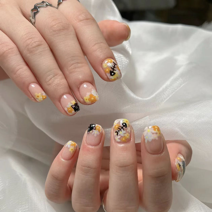 Decorative Floral Nail Art
