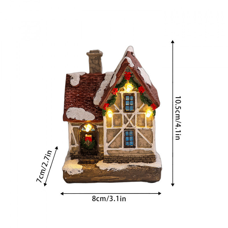 Decorative Christmas village with lights Stornfield