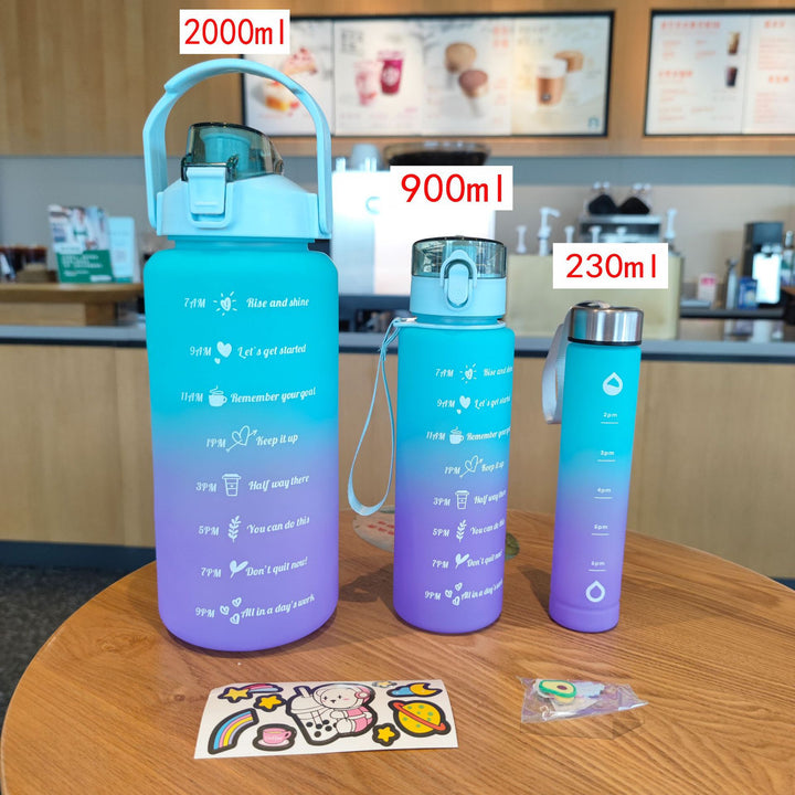 Ladies Motivating Water Bottle with Time Markers Stornfield