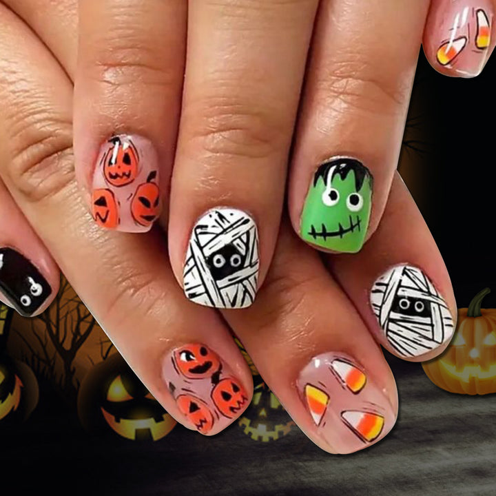 Halloween-Themed 3D Nail Art Extensions Stornfield 1789713452