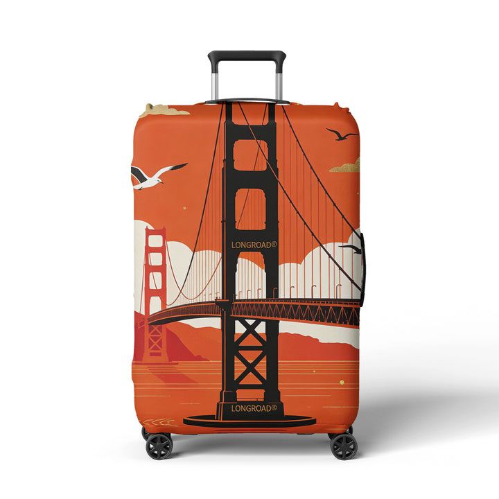 Women's suitcase cover in futuristic design Stornfield