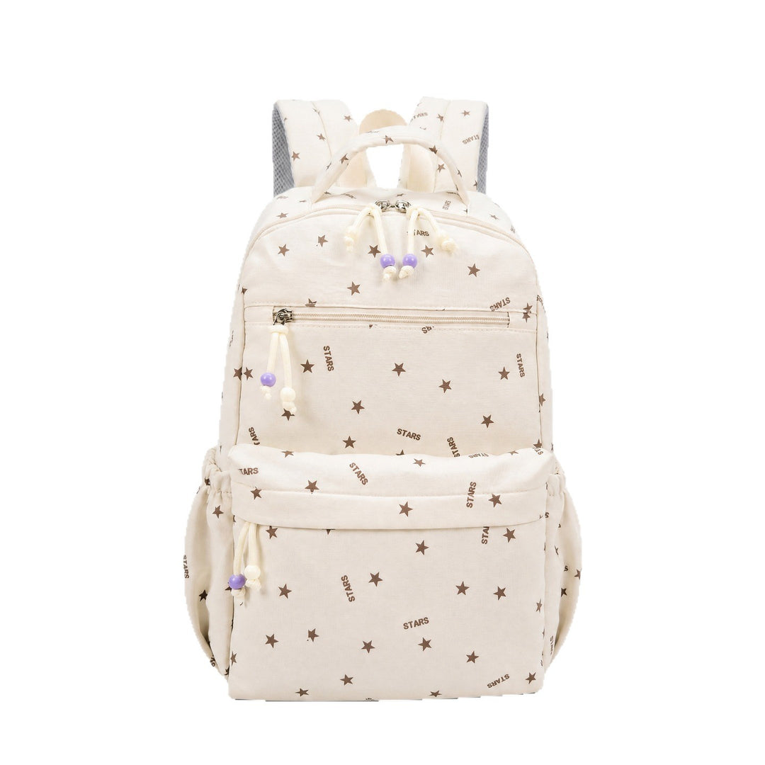 Stylish Star-Patterned Everyday Backpack Stornfield