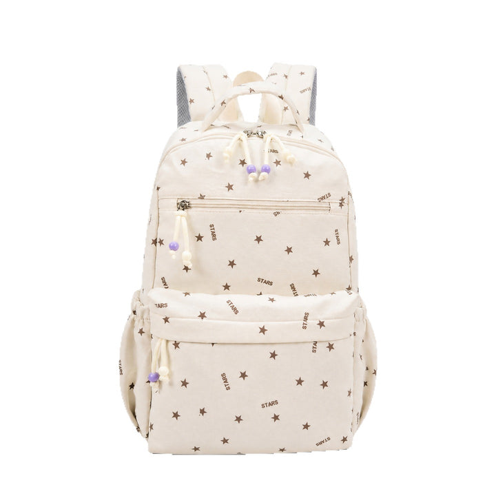 Stylish Star-Patterned Everyday Backpack Stornfield