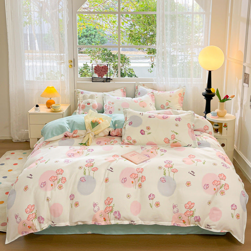 Floral Printed Duvet Cover Set