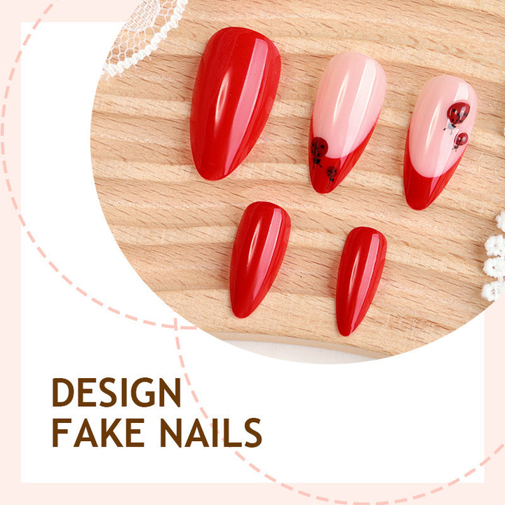 Glamorous artificial nails with jewel details Stornfield