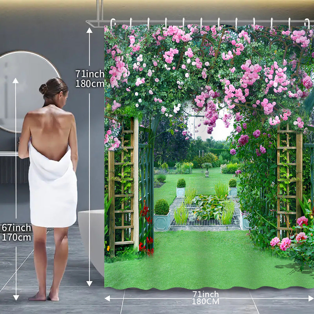 Garden Oasis Shower Curtain Stornfield