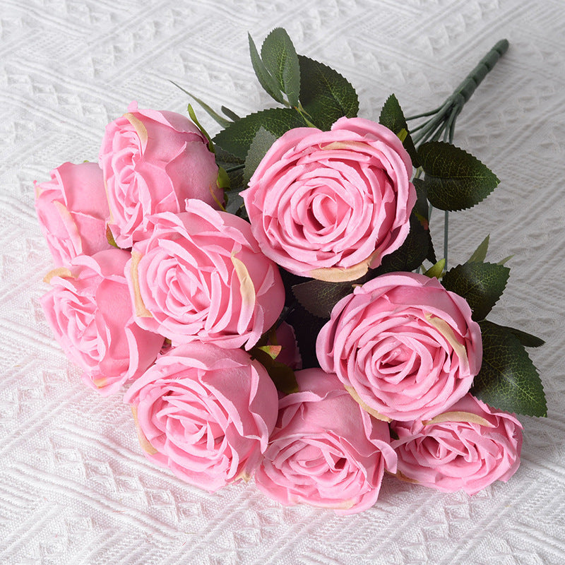 Silk Floral Rose Bouquet