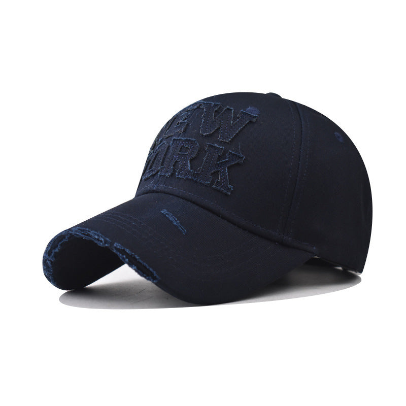 Women's Distressed Embroidered Baseball Cap Stornfield