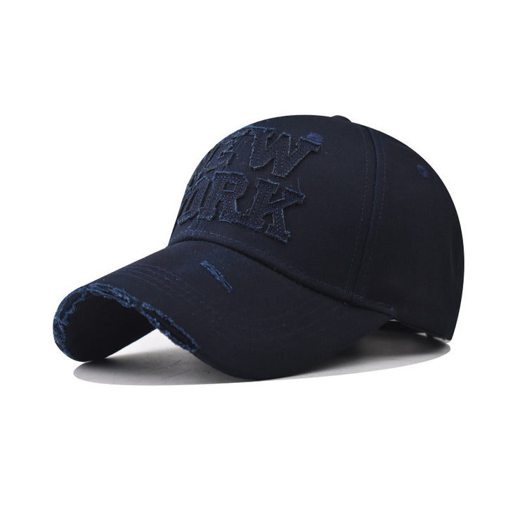 Women's Distressed Embroidered Baseball Cap Stornfield