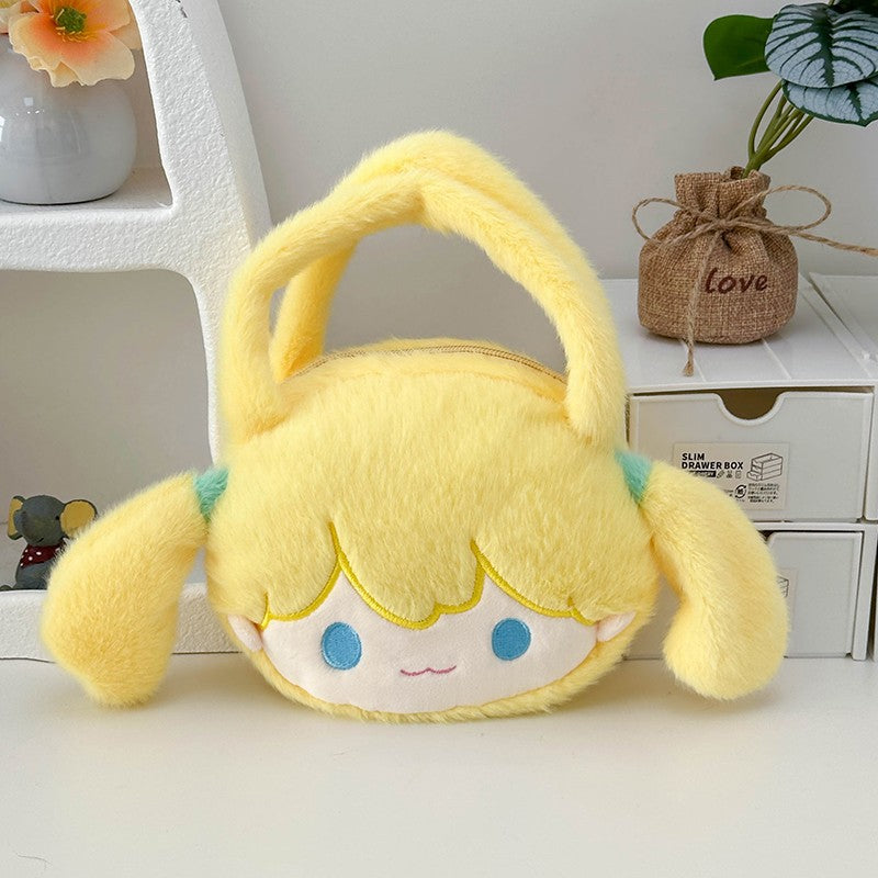 Playful plush handbag with ears and character design Stornfield