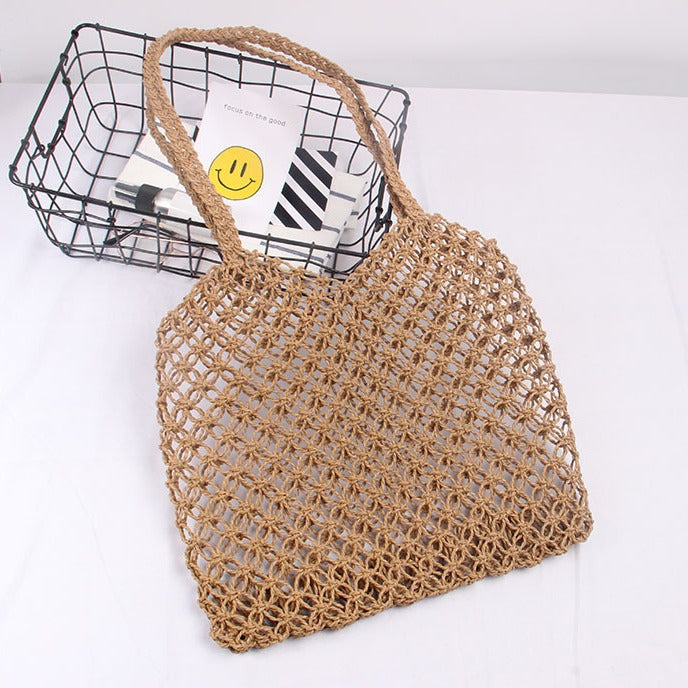 Structured Rattan Tote Bag Stornfield