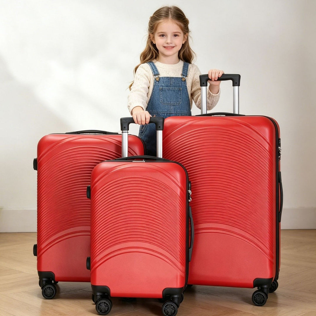 Unisex Premium Textured Hardshell Luggage Set Stornfield