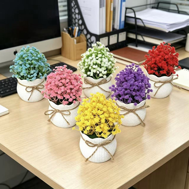 Artificial Orchid Plant for Home and Office Decor