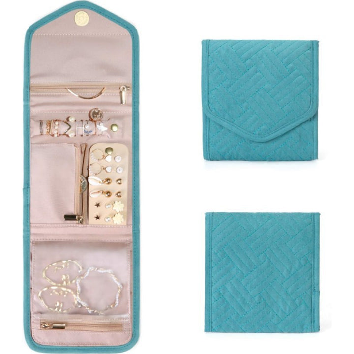 Cosmetic Organizer Bag with Foldable Design and Multiple Compartments Stornfield