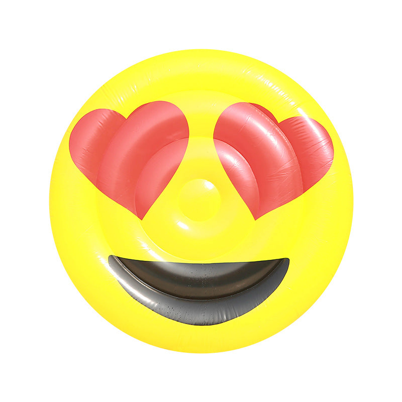 Ladies Inflatable Emoji Swim Ring Stornfield
