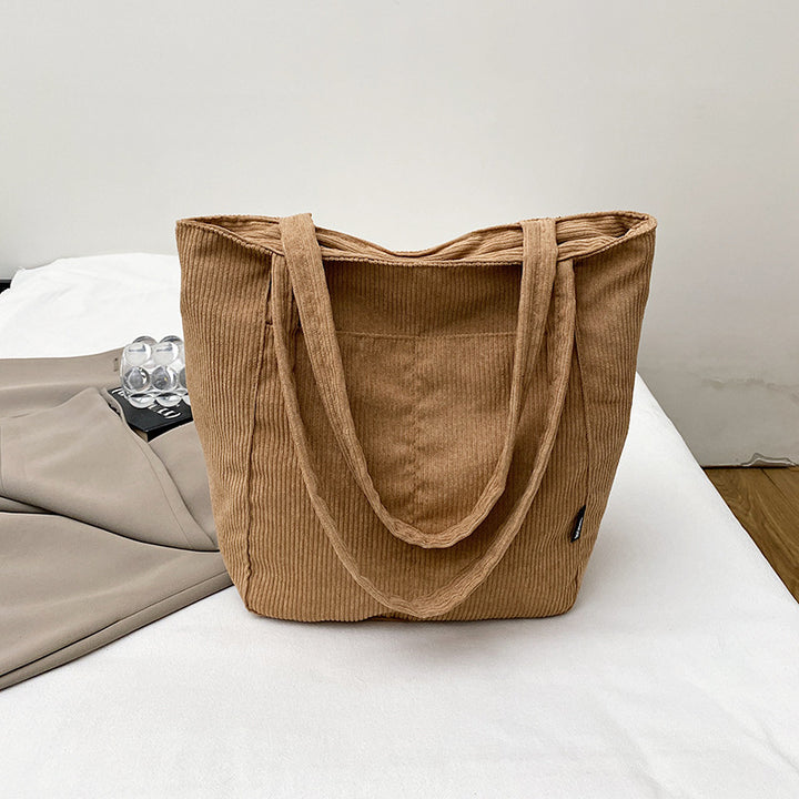 Corduroy Large Tote Bag
