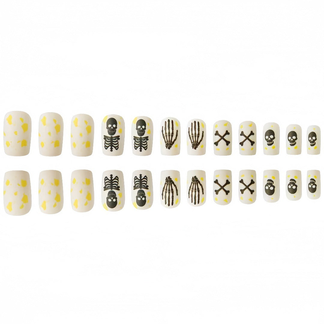 Creative Skeleton Nail Art Design Stornfield