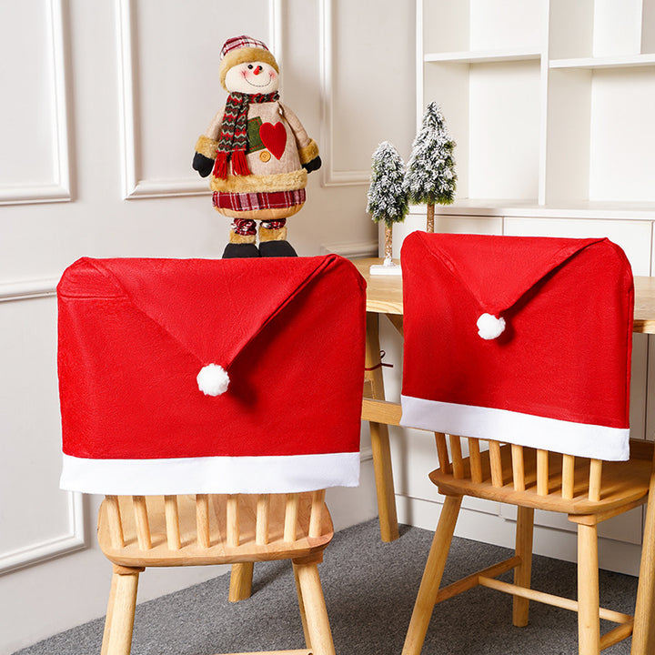 Festive chair cover with Christmas motif Stornfield