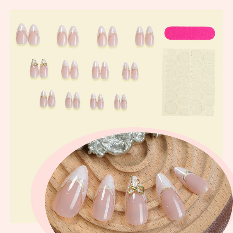 Elegant Sculpted Press-On Nail Tips Stornfield
