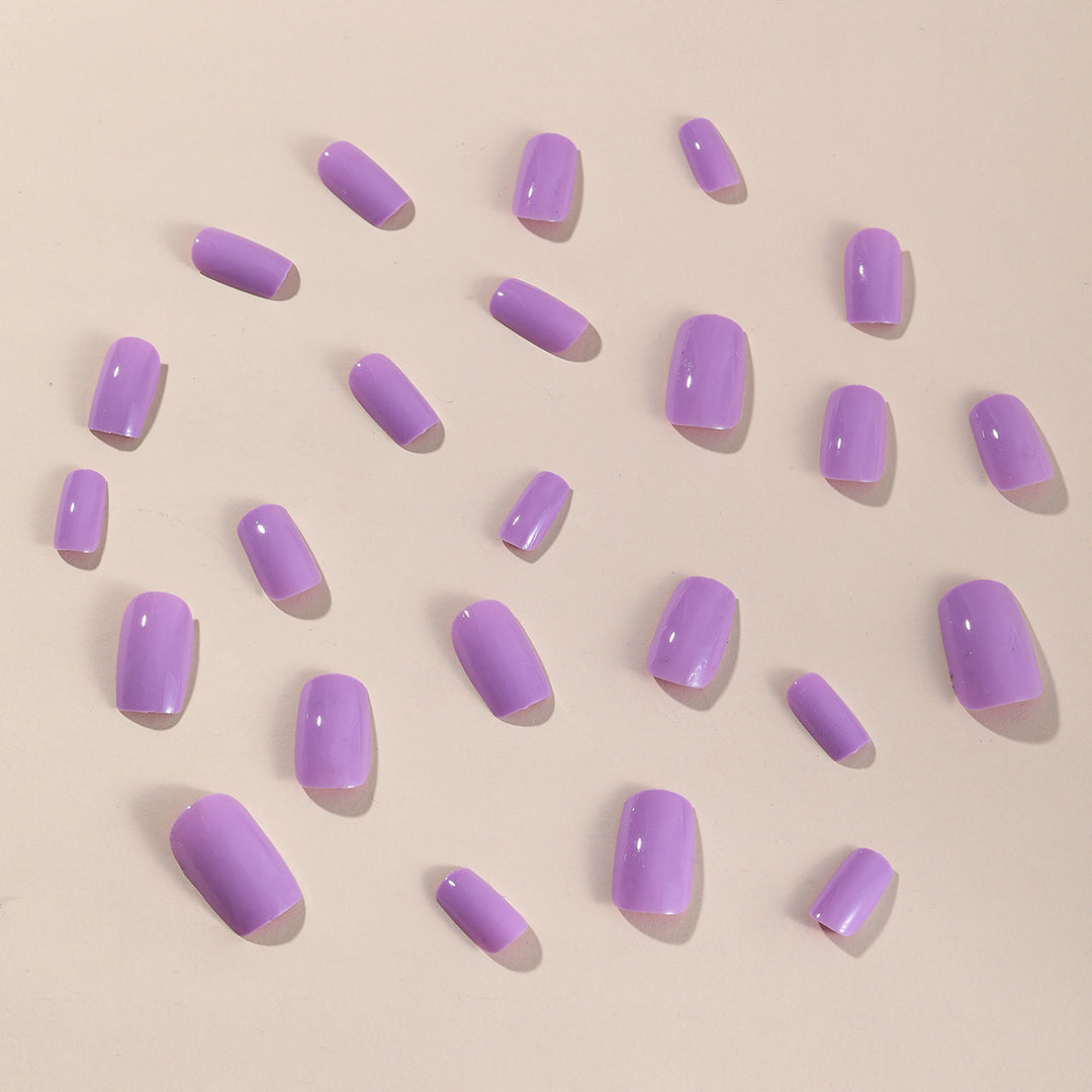 Glossy Square Nail Extensions Stornfield