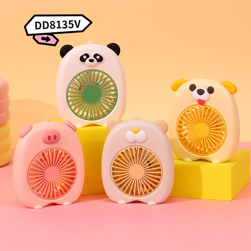 Women's Portable Mini Handheld Fan in Cute Pig Design Stornfield