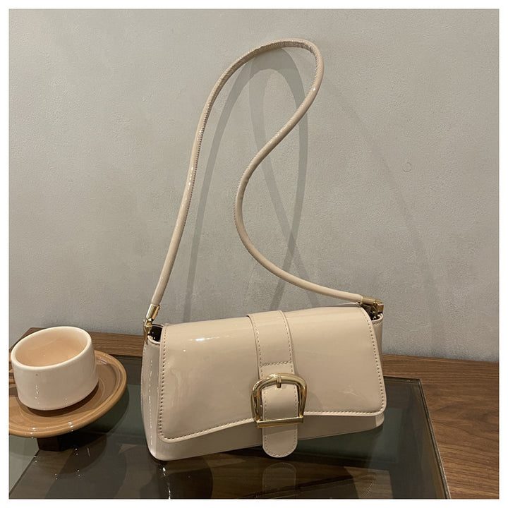 Elegant Mini Handbag with Buckle Detail