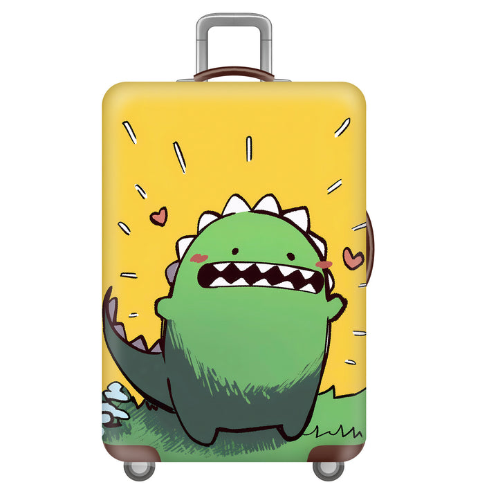Unisex hard-shell suitcase with cheerful dinosaur motif Stornfield