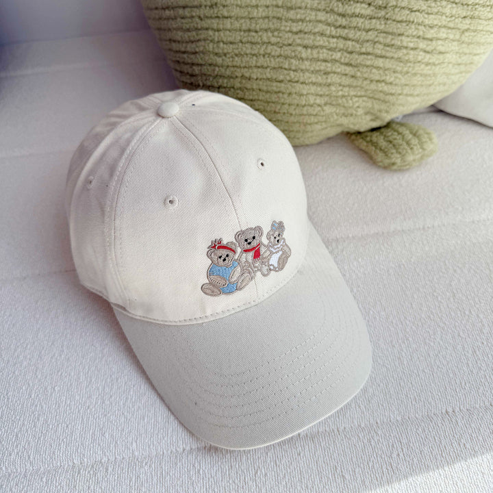 Women's Playful Embroidered Bear Cap Stornfield