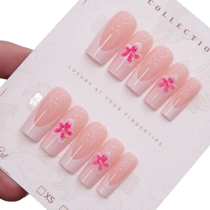 Luxury Floral Press-On Nail Set