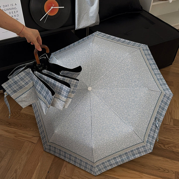 Women's tote bag with integrated folding umbrella Stornfield