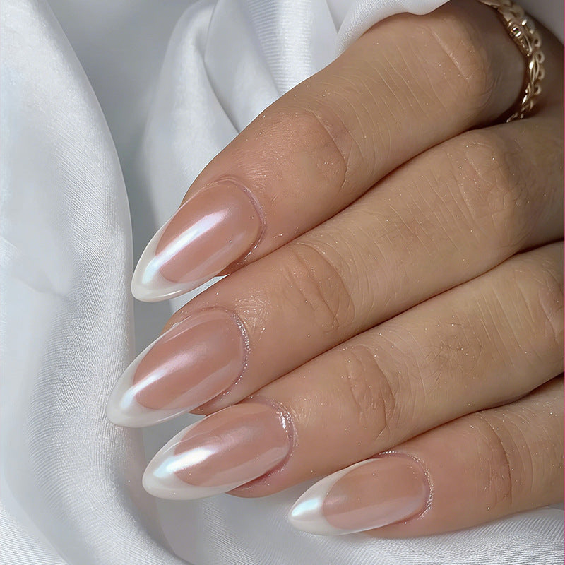 Acrylic nail set with elegant, natural design Stornfield