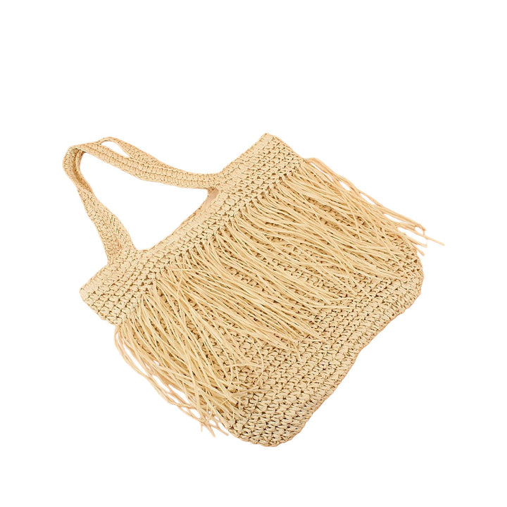 Fransige Tote Bag Made from Handmade Straw Stornfield