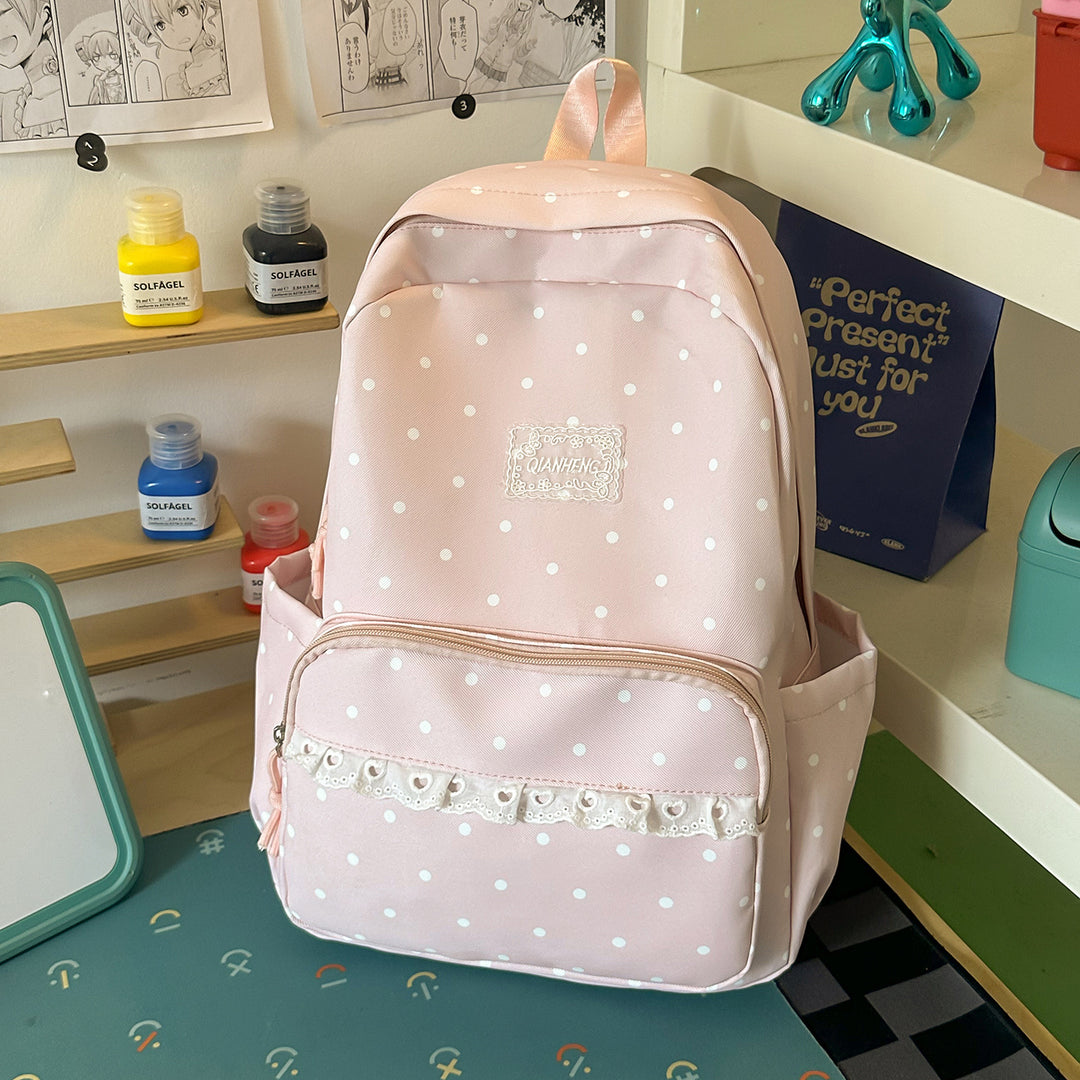Polka Dot Decorative Backpack Stornfield