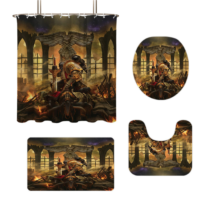 Digital Fantasy-Themed Bathroom Decor Set Stornfield