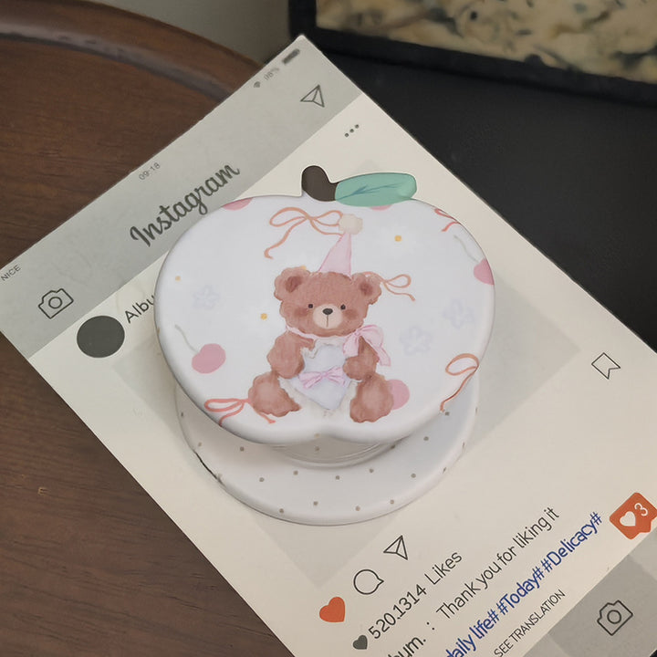 Adorable Bear-Themed Phone Grip Stornfield