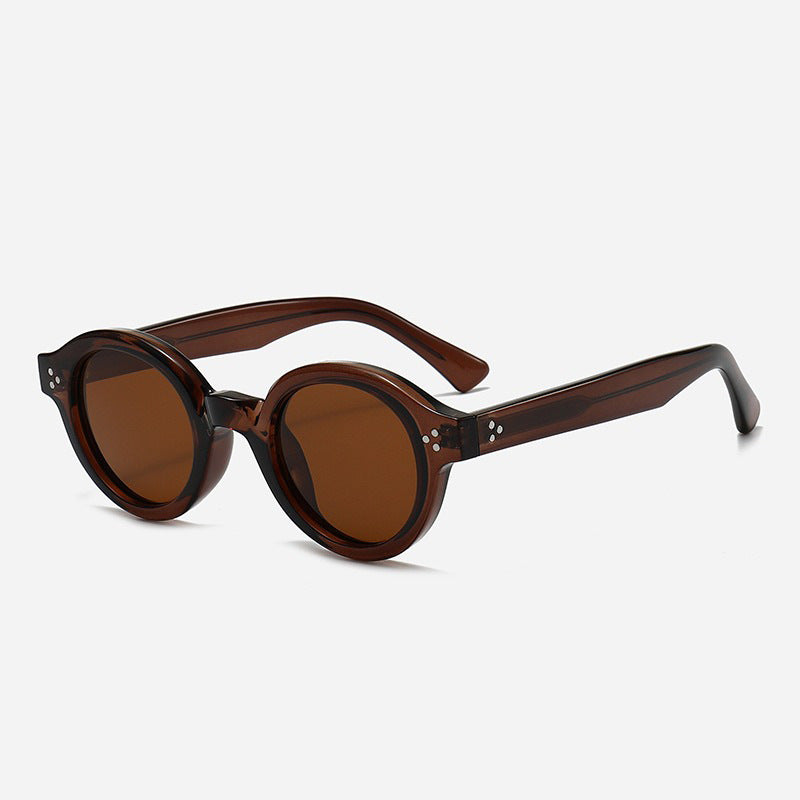 Women's Fashion Round Sunglasses with Stylish Accents Stornfield