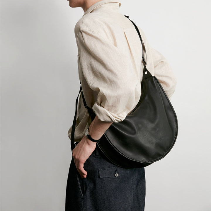Elegant Shoulder Bag In Curved Shape Stornfield