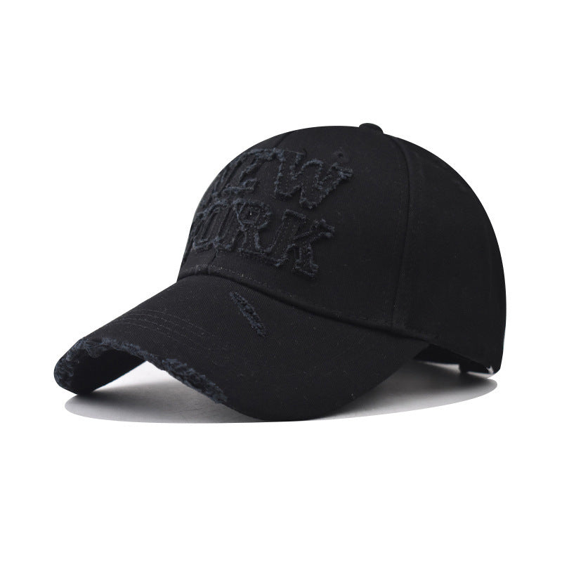 Women's Distressed Embroidered Baseball Cap Stornfield