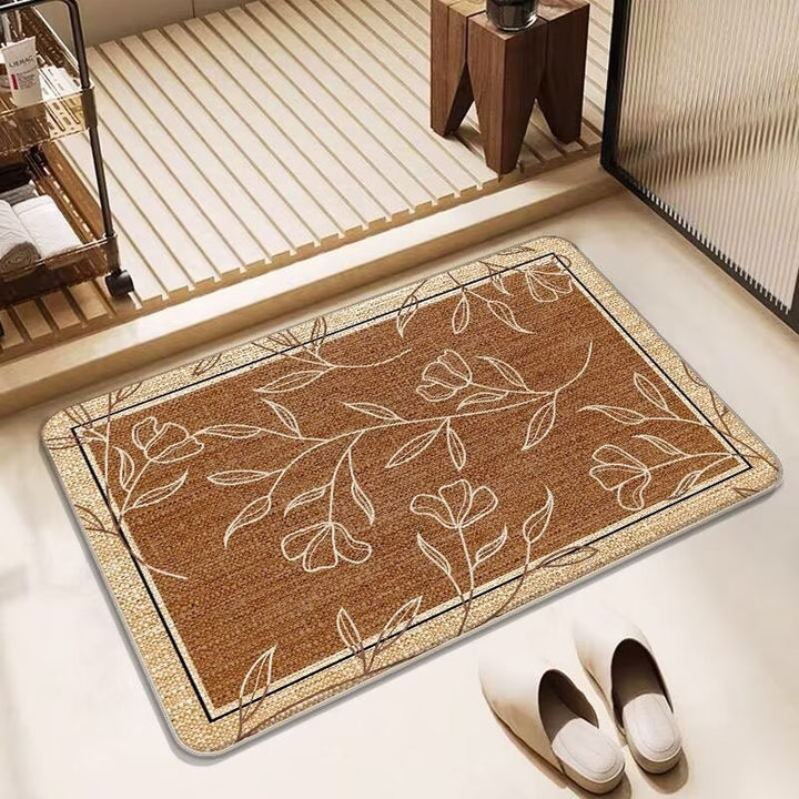 Butterfly-Inspired Decorative Bath Mat Stornfield