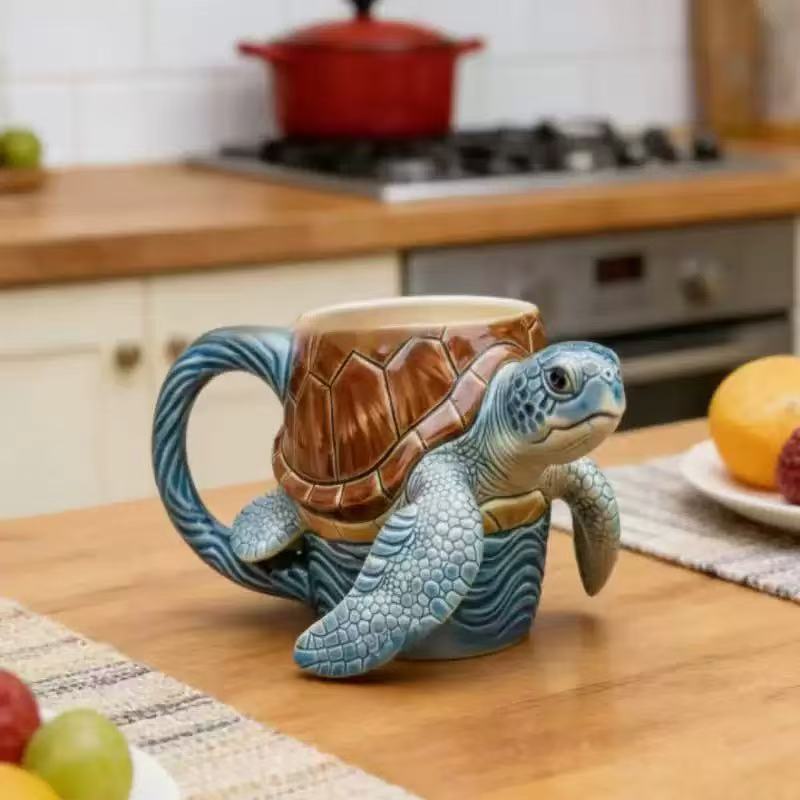 Coffee cup with turtle design Stornfield