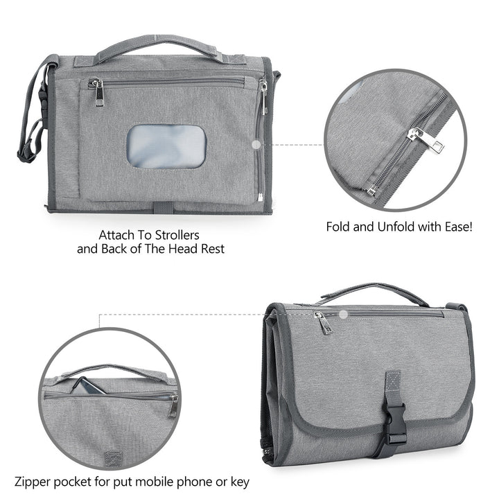 Practical changing bag with multifunctional compartments Stornfield