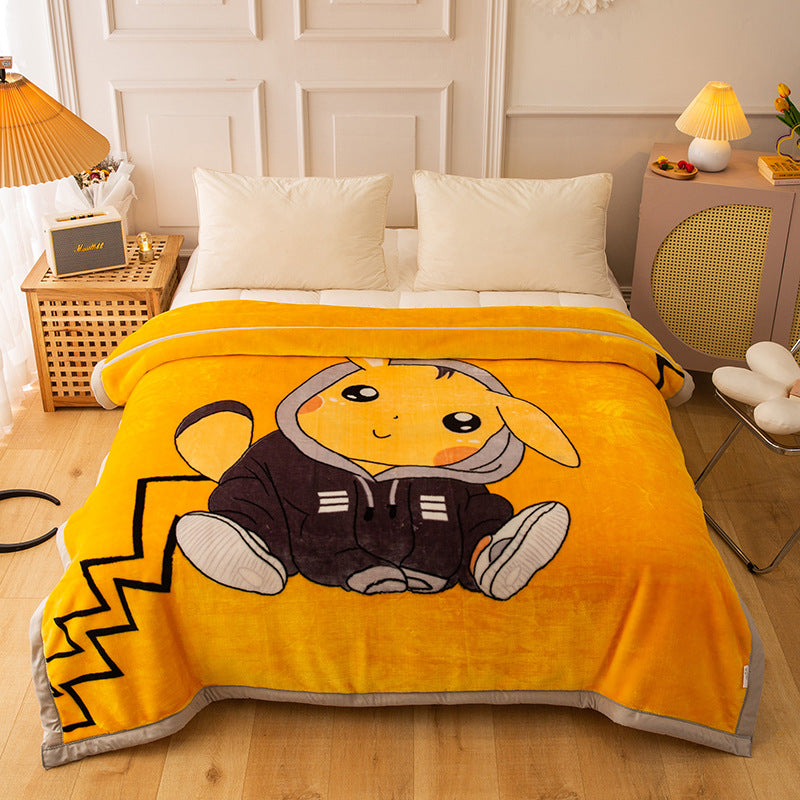 Cozy Cartoon Themed Blanket Stornfield