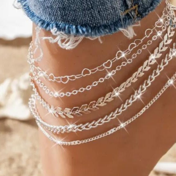 Multi-Layered Chain Bracelet Set Stornfield