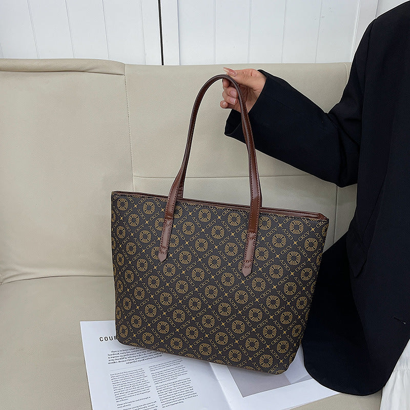 Elegant Monogrammed Tote Handbag