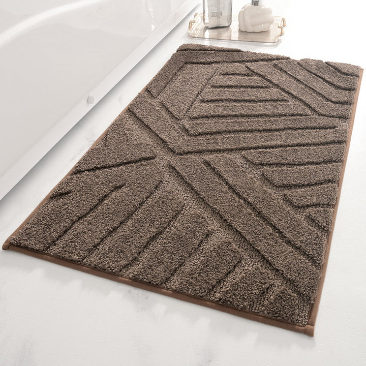 Modern Geometric Bath Mat Stornfield