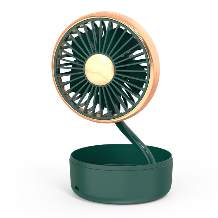 Dual-Head Portable Cooling Fan with Adjustable Speed Stornfield