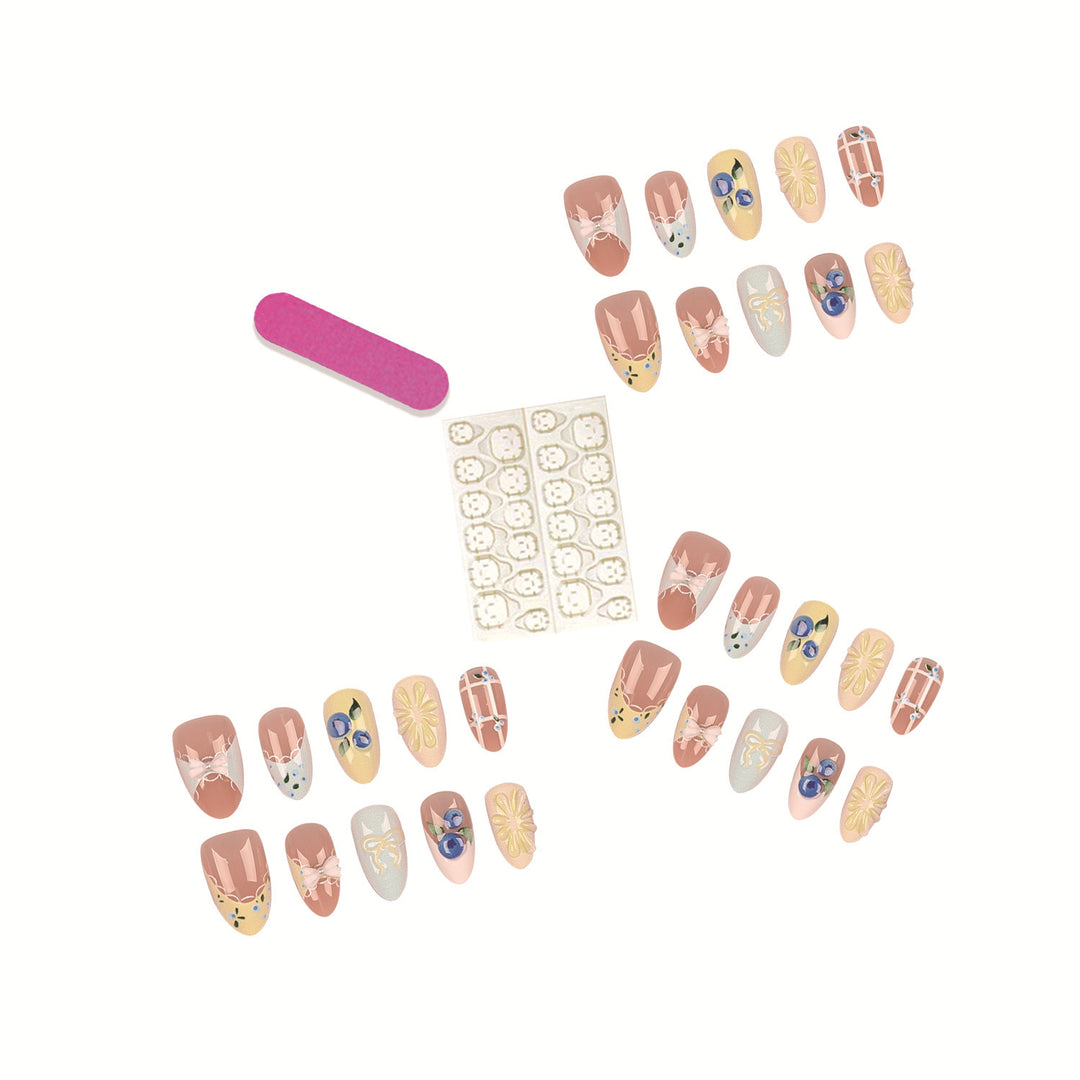 Artistic Press-On Nail Art Collection