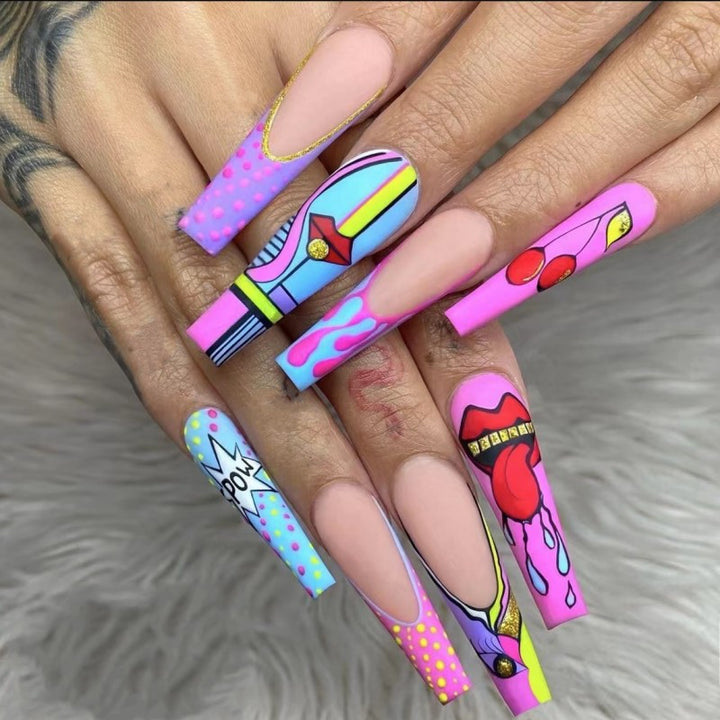 Creative nail art with bold designs Stornfield